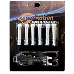 Soundsation BR100 - zestaw kołków do gitary akustycznej - 1