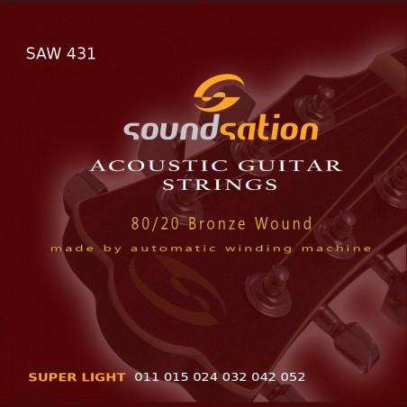 Soundsation SAW431 - struny do gitary akustycznej - 1