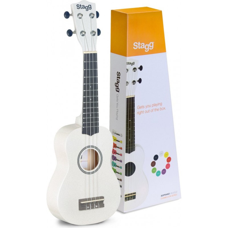Stagg US-WHITE - ukulele sopranowe - 1 Stagg US-WHITE - ukulele sopranowe - 1