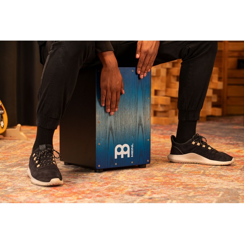 Meinl Percussion MCAJ100BK-PBF - Cajon "Pacific Blue Fade" - 8 Meinl Percussion MCAJ100BK-PBF - Cajon "Pacific Blue Fade" - 8