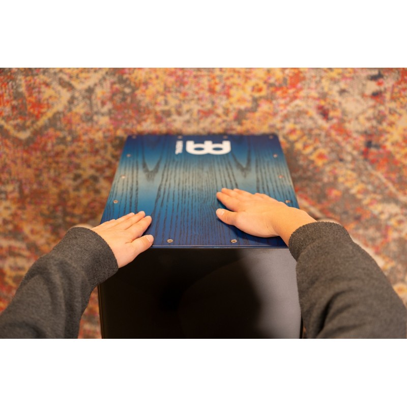 Meinl Percussion MCAJ100BK-PBF - Cajon "Pacific Blue Fade" - 10 Meinl Percussion MCAJ100BK-PBF - Cajon "Pacific Blue Fade" - 10