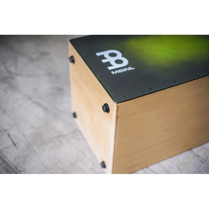 Meinl Percussion SC100GRB - Cajon "Green Burst" - 9 Meinl Percussion SC100GRB - Cajon "Green Burst" - 9