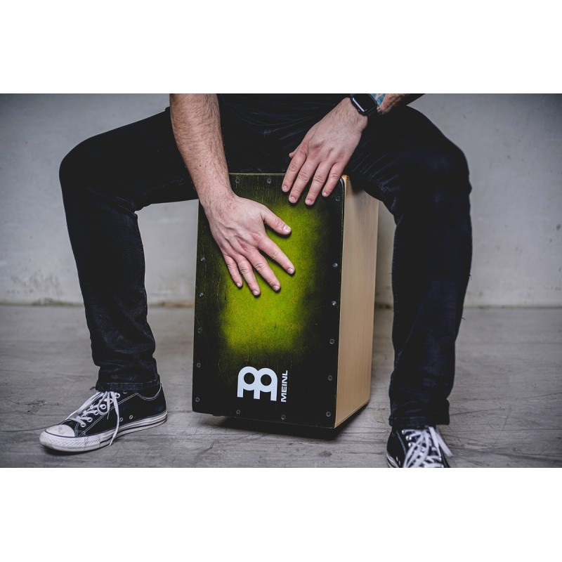 Meinl Percussion SC100GRB - Cajon "Green Burst" - 10 Meinl Percussion SC100GRB - Cajon "Green Burst" - 10