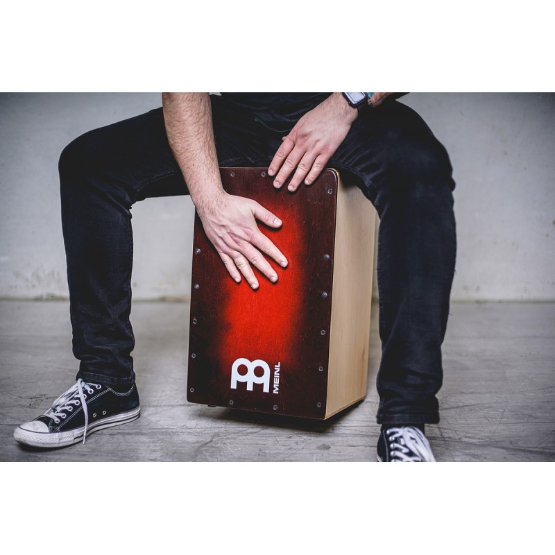 Meinl Percussion SC100RDB - Cajon "Red Burst" - 11 Meinl Percussion SC100RDB - Cajon "Red Burst" - 11