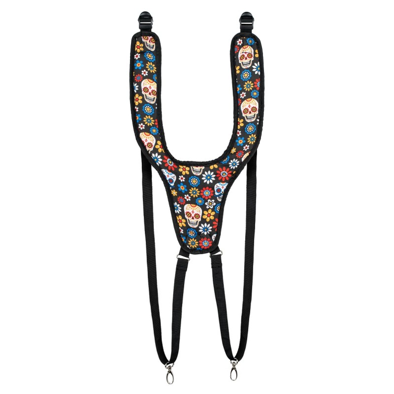 Meinl Percussion MDJS1DA - Pasek do djembe "Day Of The Dead" - 1 Meinl Percussion MDJS1DA - Pasek do djembe "Day Of The Dead" - 1