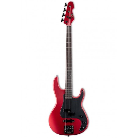 LTD AP-4 Candy Apple Red Satin - gitara basowa - 1