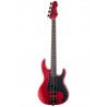 LTD AP-4 Candy Apple Red Satin - gitara basowa - 1