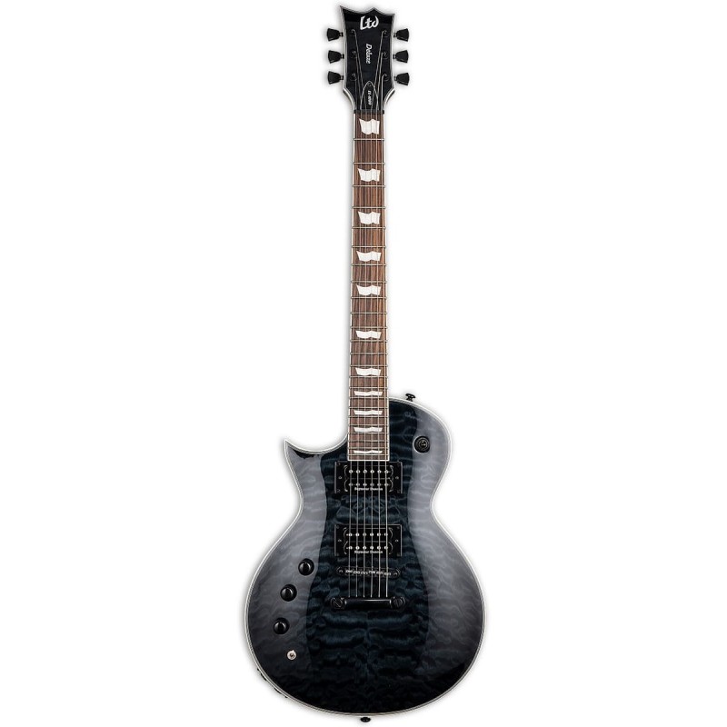LTD EC-1000 Piezo See Thru Black LH - gitara elektryczna - 1