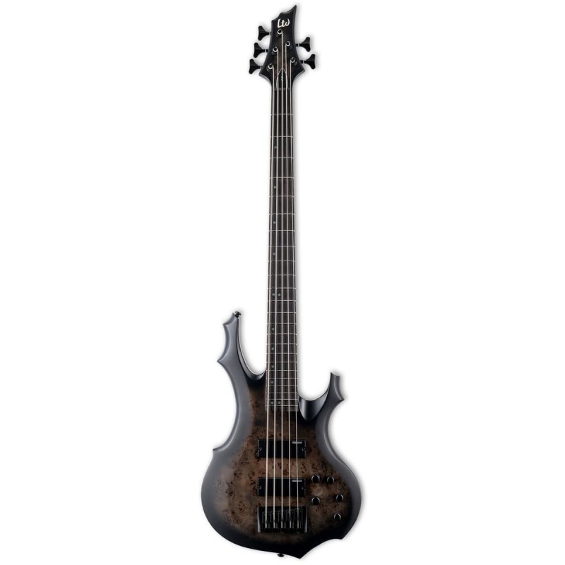 LTD F-5E BP Charcoal Burst Satin - gitara basowa - 1