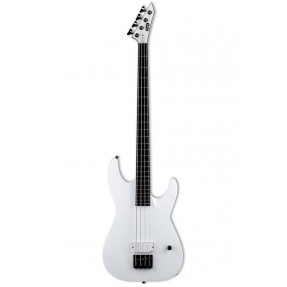 LTD M-4 Arctic Metal Snow White Satin - gitara basowa - 1