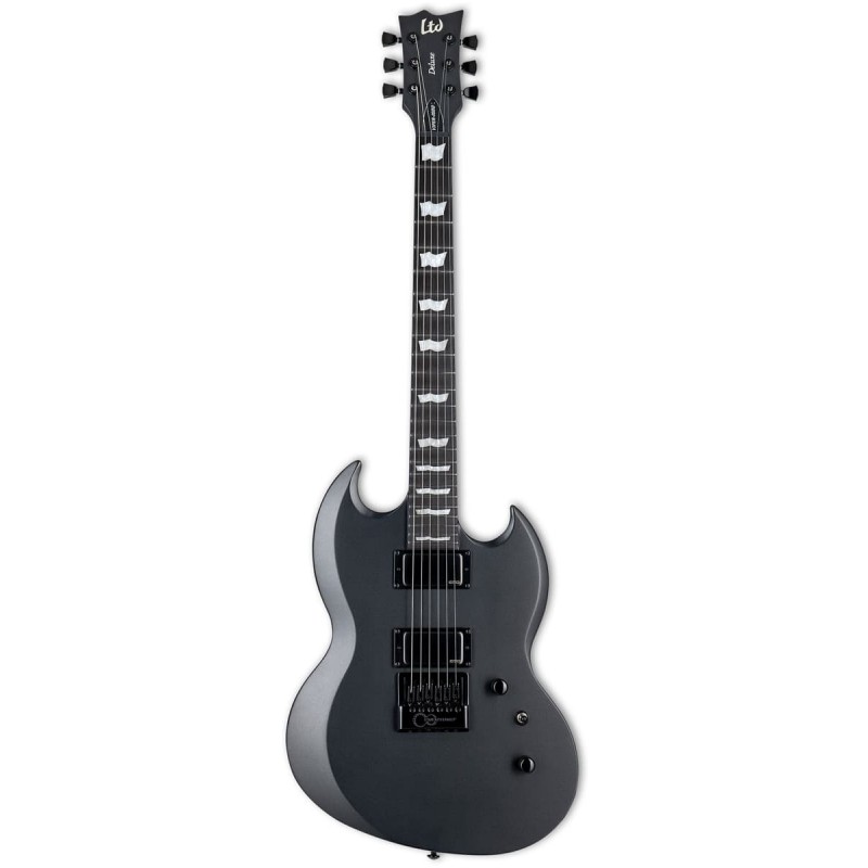 LTD Viper-1000 Evertune Charcoal Metallic Satin - gitara elektryczna - 1