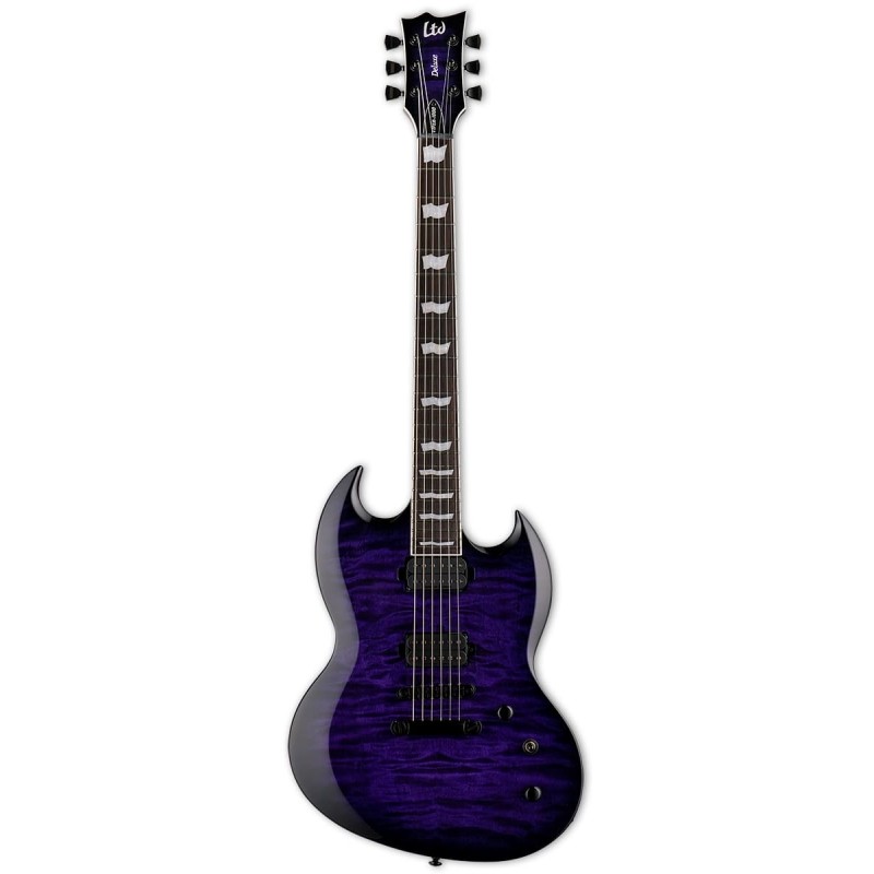 LTD Viper-1000 See Thru Purple Sunburst - gitara elektryczna - 1