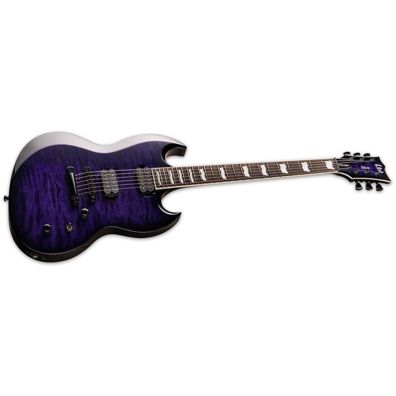 LTD Viper-1000 See Thru Purple Sunburst - gitara elektryczna - 3