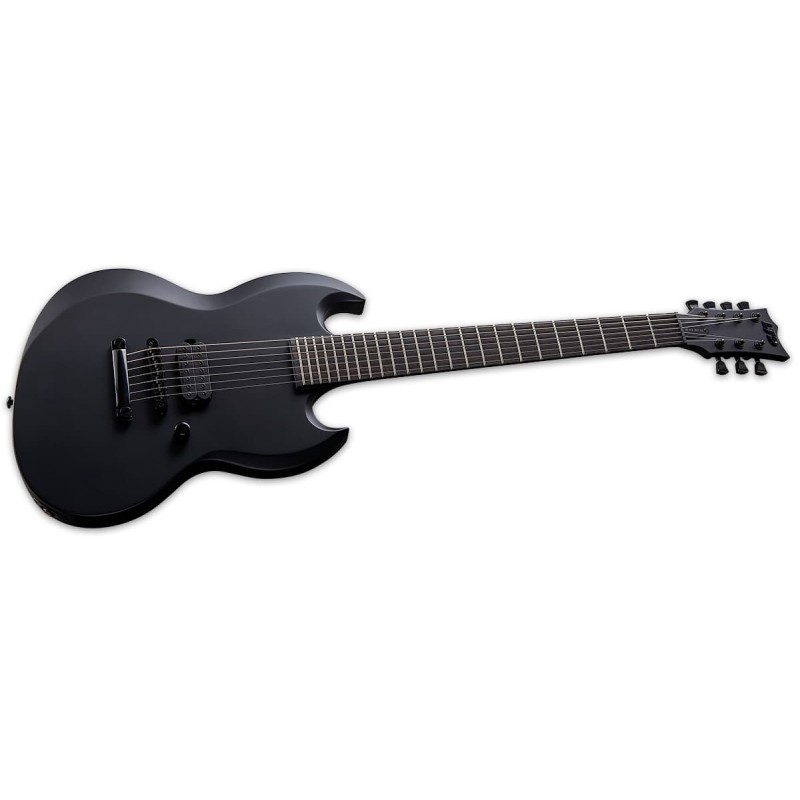 LTD Viper-7 Baritone Black Metal Black Satin - gitara elektryczna - 3