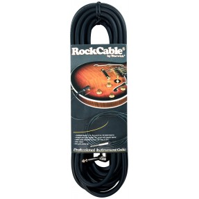 RockCable RCL 30259 D7 - Kątowy kabel instrumentalny (6.3 mm), 9 m - czarny - 1