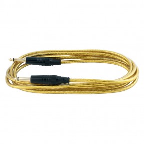 RockCable RCL 30203 D6 GOLD - Kabel instrumentalny (6.3 mm), 3 m - złoty - 1