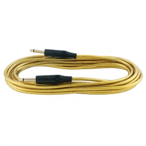 RockCable RCL 30206 D6 GOLD - Kabel instrumentalny (6.3 mm), 6 m - złoty - 1