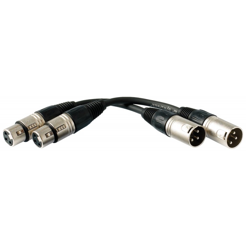 RockCable RCL 30150 D6 - Kabel Patch (XLR - XLR) - 15 cm - 1 RockCable RCL 30150 D6 - Kabel Patch (XLR - XLR) - 15 cm - 1
