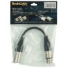 RockCable RCL 30150 D6 - Kabel Patch (XLR - XLR) - 15 cm - 2 RockCable RCL 30150 D6 - Kabel Patch (XLR - XLR) - 15 cm - 2