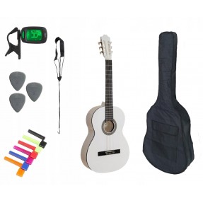 Gitara Klasyczna 3/4 + Pokrowiec + Tuner + Kostki Zestaw 003 - 1