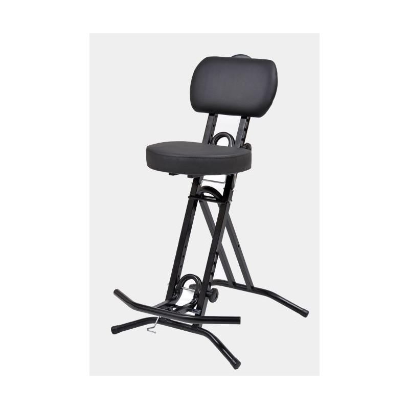 LIBEDOR TG - Krzesło dla gitarzysty, czarne