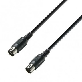 ADAM HALL K3MIDI0075BLK - kabel midi 0,75 m