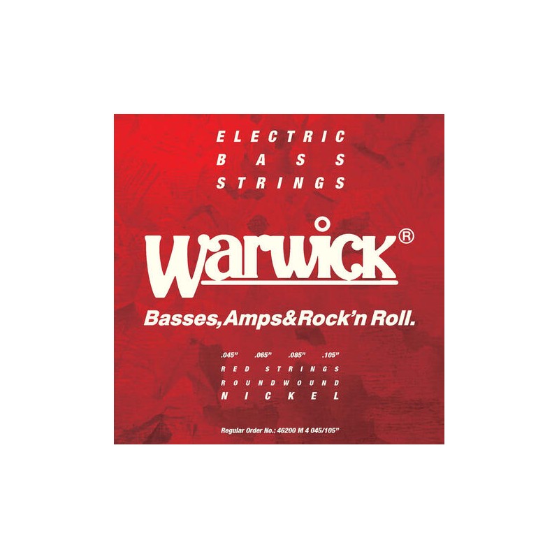 Warwick Red Medium 4 - Struny Basowe - 1