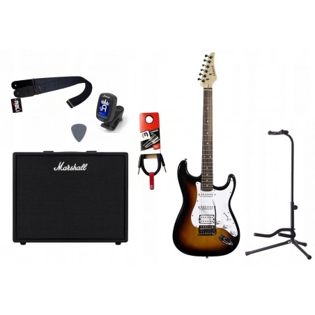 Gitara elektryczna + wzmacniacz 50W zestaw 1066 - 1