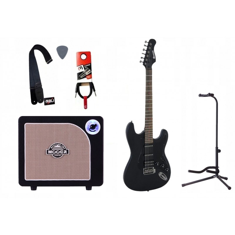 Gitara elektryczna + wzmacniacz 15W zestaw 1029 - 1