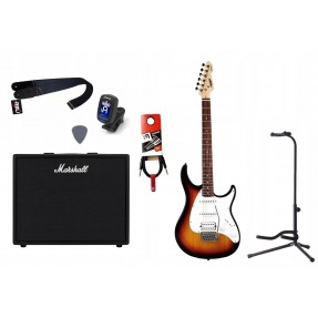 Gitara elektryczna + wzmacniacz 50W zestaw 1048 - 1