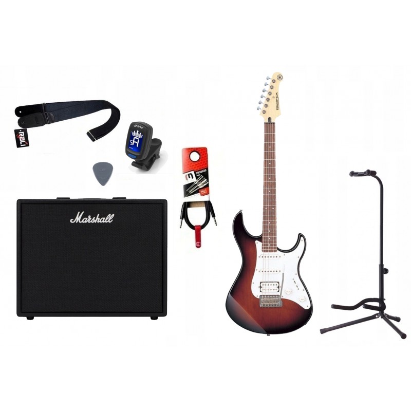 Gitara elektryczna + wzmacniacz 50W zestaw 1040 - 1 Gitara elektryczna + wzmacniacz 50W zestaw 1040 - 1