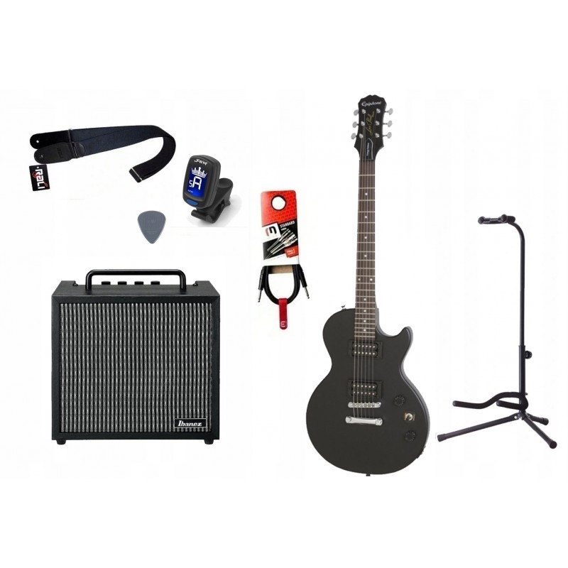 Gitara elektryczna + wzmacniacz 10W zestaw 1078 - 1 Gitara elektryczna + wzmacniacz 10W zestaw 1078 - 1
