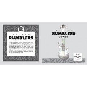 KALA KA STR UB RMBL 4 AQ - struny do ukulele basowego - 1