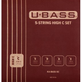 KALA KA STR UB METAL 5 HC - struny do ukulele basowego - 1