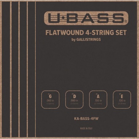 KALA KA STR UB METAL 4 FW - struny do ukulele basowego - 1