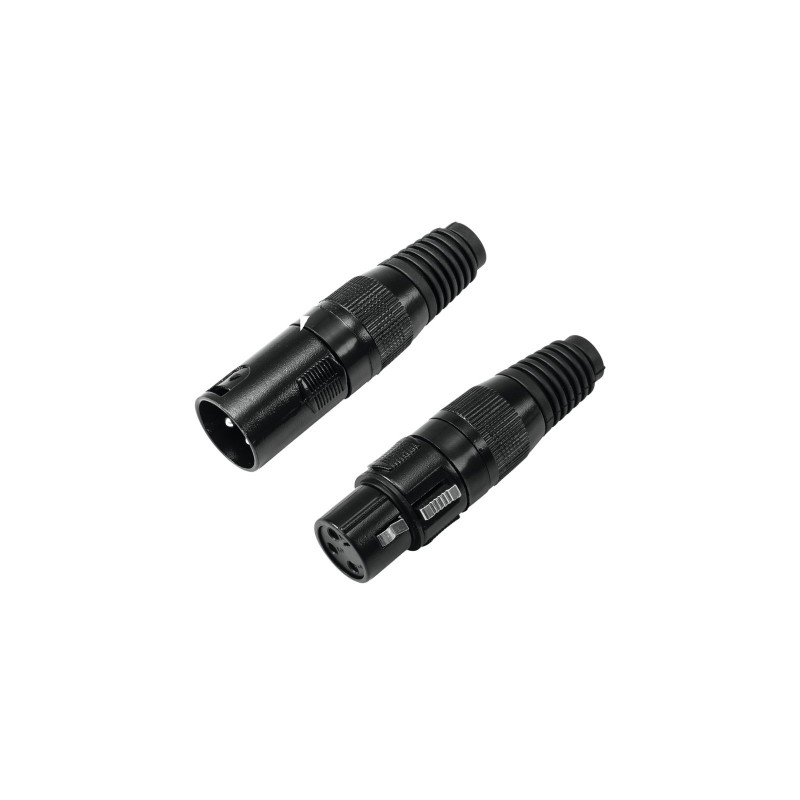 EUROLITE Set DMX cable 2x0.22 100m sw + 10 connectors - 3