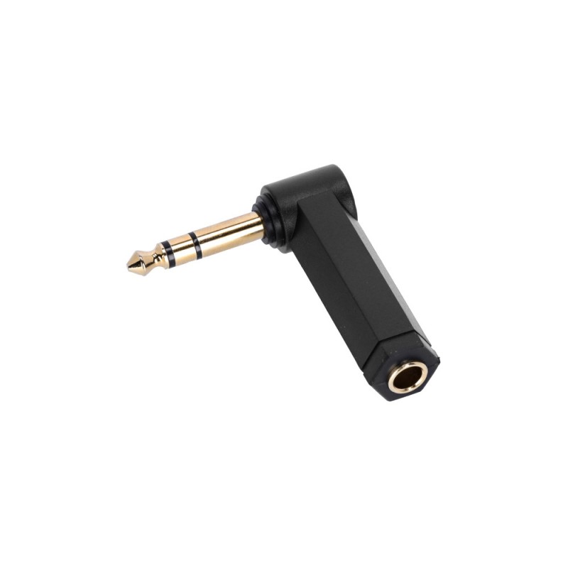Adam Hall K4AJF3JM3A - Adapter 6,3 mm TRS jack do jack kątowego 6,3 mm TRS - 2 Adam Hall K4AJF3JM3A - Adapter 6,3 mm TRS jack do jack kątowego 6,3 mm TRS - 2