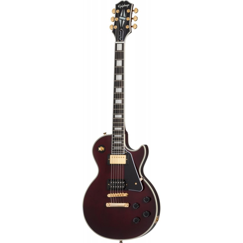 Epiphone Jerry Cantrell "Wino" Les Paul Custom Dark Wine Red - Gitara elektryczna + Futerał - 1 Epiphone Jerry Cantrell "Wino" Les Paul Custom Dark Wine Red - Gitara elektryczna + Futerał - 1