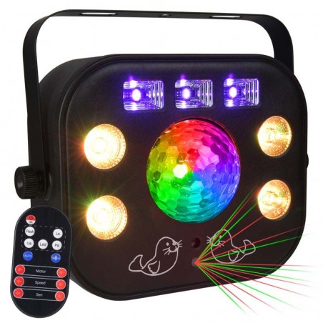 LIGHT4ME MULTIPHASE - multiefekt LED UV wash strobe - 1