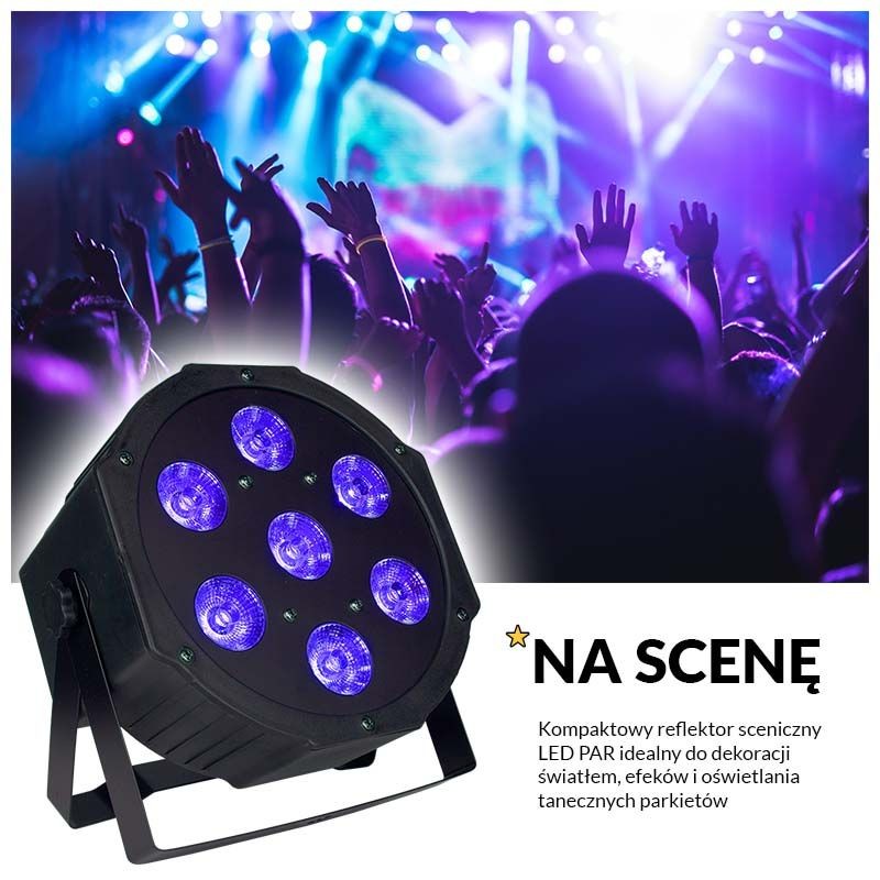 LIGHT4ME TRI PAR BASIC 7x9 reflektor sceniczny LED - 3