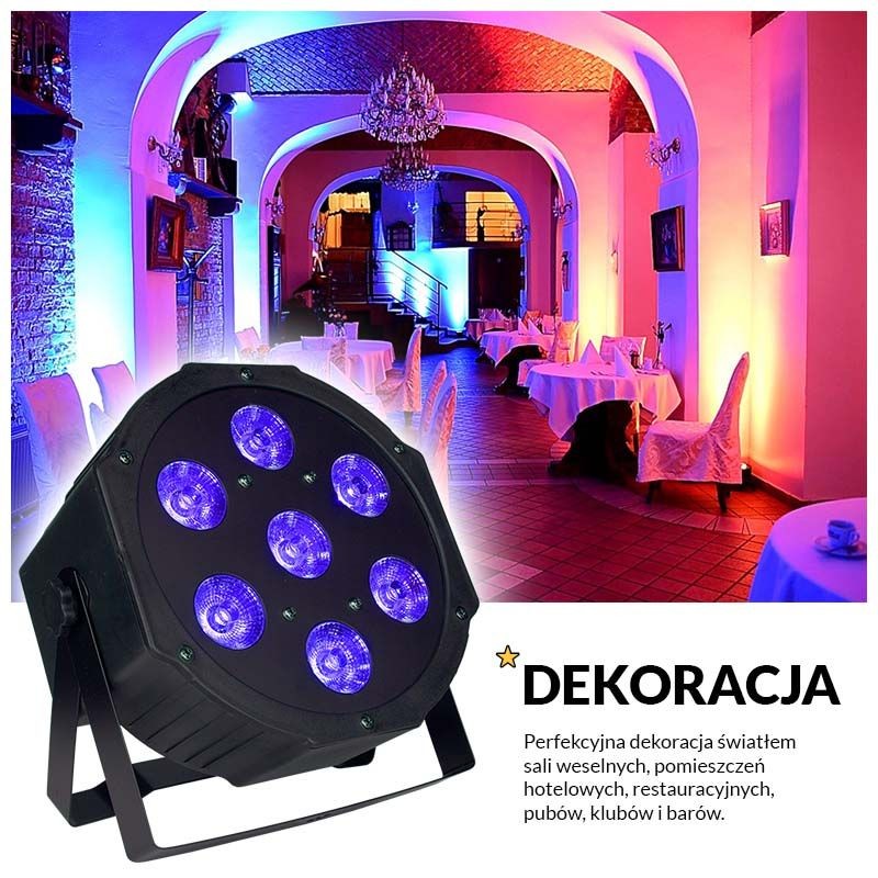 LIGHT4ME TRI PAR BASIC 7x9 reflektor sceniczny LED - 4