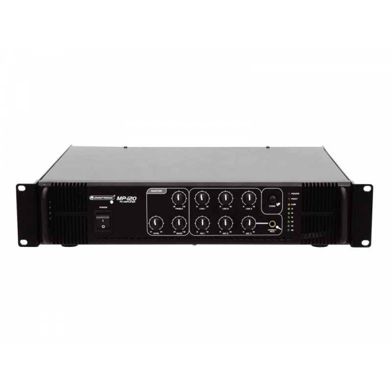 OMNITRONIC MP-120 PA Mixing Amplifier - Wzmacniacz