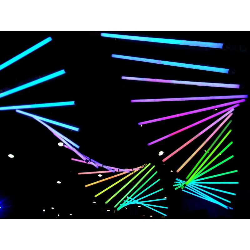 EUROLITE LED Space Tube 100 + HST-500 - świecąca tuba + wciągarka - 2 EUROLITE LED Space Tube 100 + HST-500 - świecąca tuba + wciągarka - 2