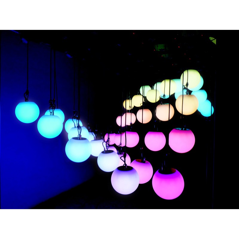 EUROLITE LED Space Ball 35 MK3 + HST-500 - świecąca kula z wciągarką - 3