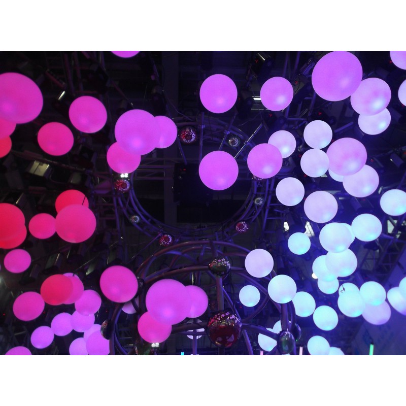 EUROLITE LED Space Ball 35 MK3 + HST-500 - świecąca kula z wciągarką - 5