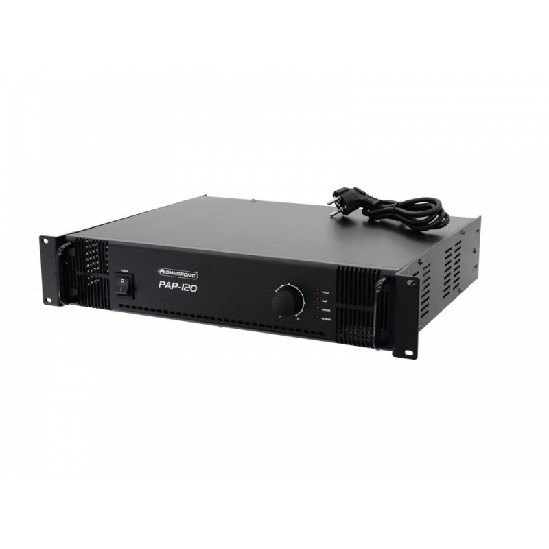 OMNITRONIC PAP-120 PA Amplifier - Wzmacniacz OMNITRONIC PAP-120 PA Amplifier - Wzmacniacz