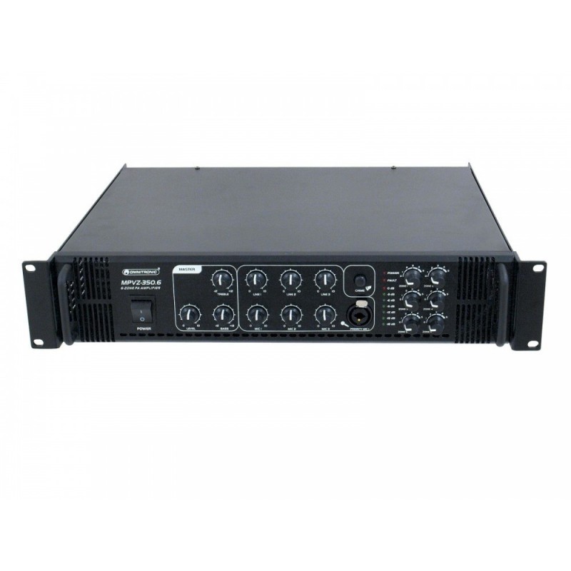 OMNITRONIC MPVZ-350.6 PA mixing Amplifier - Wzmacniacz