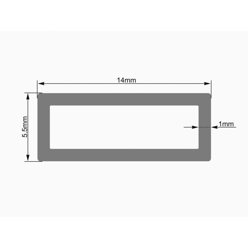 EUROLITE tuba do taśm 14x5.5mm przezroczysta - 2 EUROLITE tuba do taśm 14x5.5mm przezroczysta - 2
