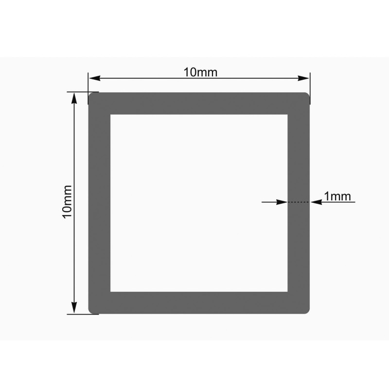 EUROLITE tuba do taśm 10x10mm czerwona - 3 EUROLITE tuba do taśm 10x10mm czerwona - 3