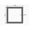 EUROLITE tuba do taśm 10x10mm czerwona - 3 EUROLITE tuba do taśm 10x10mm czerwona - 3